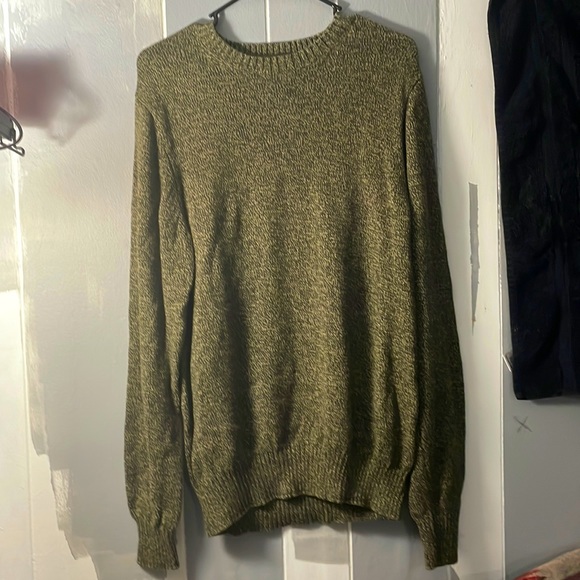 Green Knit Wool Sweater - Picture 1 of 2